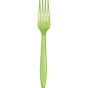 Touch of Color Fresh Lime Green Plastic Forks, 72 Count (DTC011123FRK)