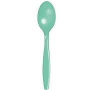 Touch of Color Fresh Mint Green Plastic Spoons, 72 Count (DTC318872SPN)