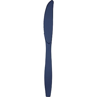 Touch of Color Navy Blue Plastic Knives, 150 Count (DTC010602BKNV)