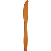 Touch of Color Pumpkin Spice Orange Plastic Knives, 72 Count (DTC323398KNV)