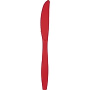 Touch of Color Classic Red Plastic Knives, 150 Count (DTC010573BKNV)