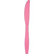 Touch of Color Candy Pink Plastic Knives, 150 Count (DTC011348BKNV)
