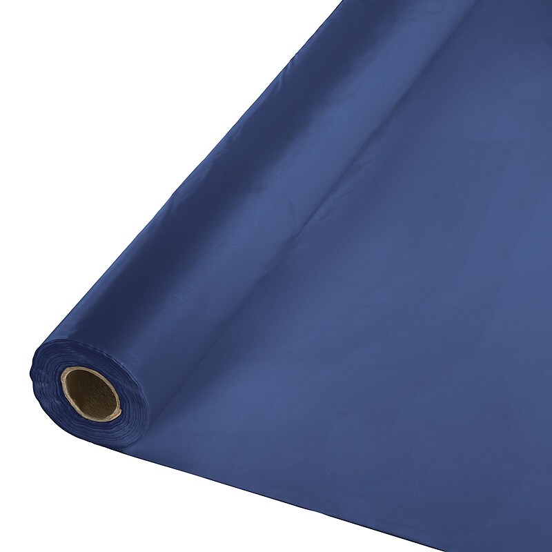 Touch of Color Navy Blue Plastic Banquet Roll (011137) image 1