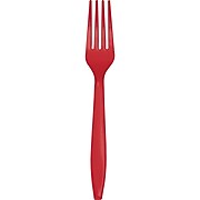 Touch of Color Classic Red Plastic Forks, 72 Count (DTC010463FRK)