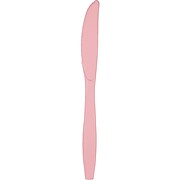Touch of Color Classic Pink Plastic Knives, 150 Count (DTC010577BKNV)