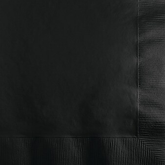 Touch of Color Beverage Napkin, 2-ply, Black, 450 Napkins/Pack (DTC369134NAP)