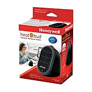 Honeywell HeatBud 250 Watt Personal Ceramic Heater, Black (HCE100)