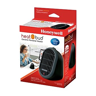 Honeywell 250-Watt Portable Ceramic Electric Heater, Black (HCE100B)