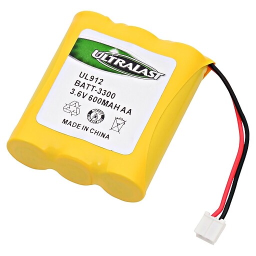 Ultralast® 3.6 V NiCD Cordless Phone Battery For AT&T 6100 (BATT3300