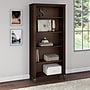 Bush Furniture Somerset 65" 5-Shelf Bookcase with Adjustable Shelves, Mocha Cherry Laminate (WC81865)~#|#~sp48814251_sc7