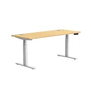 Union & Scale™ Workplace2.0™ 24X60 Height Adjustable Table, Maple