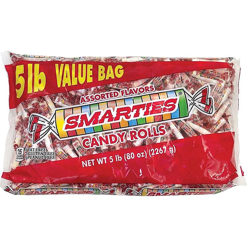 Smarties Classic Hard Candy, Assorted Flavors, 80 oz. (209-00009) image 1
