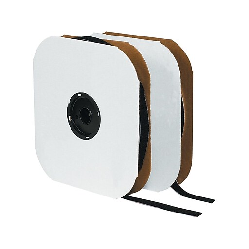 Velcro® Brand 11/2" x 75' Sticky Back Loop Only Roll, Black (VEL159