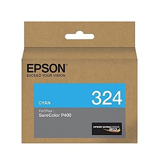 Epson T324 Ultrachrome Cyan Standard Yield Ink Cartridge (T3204220)