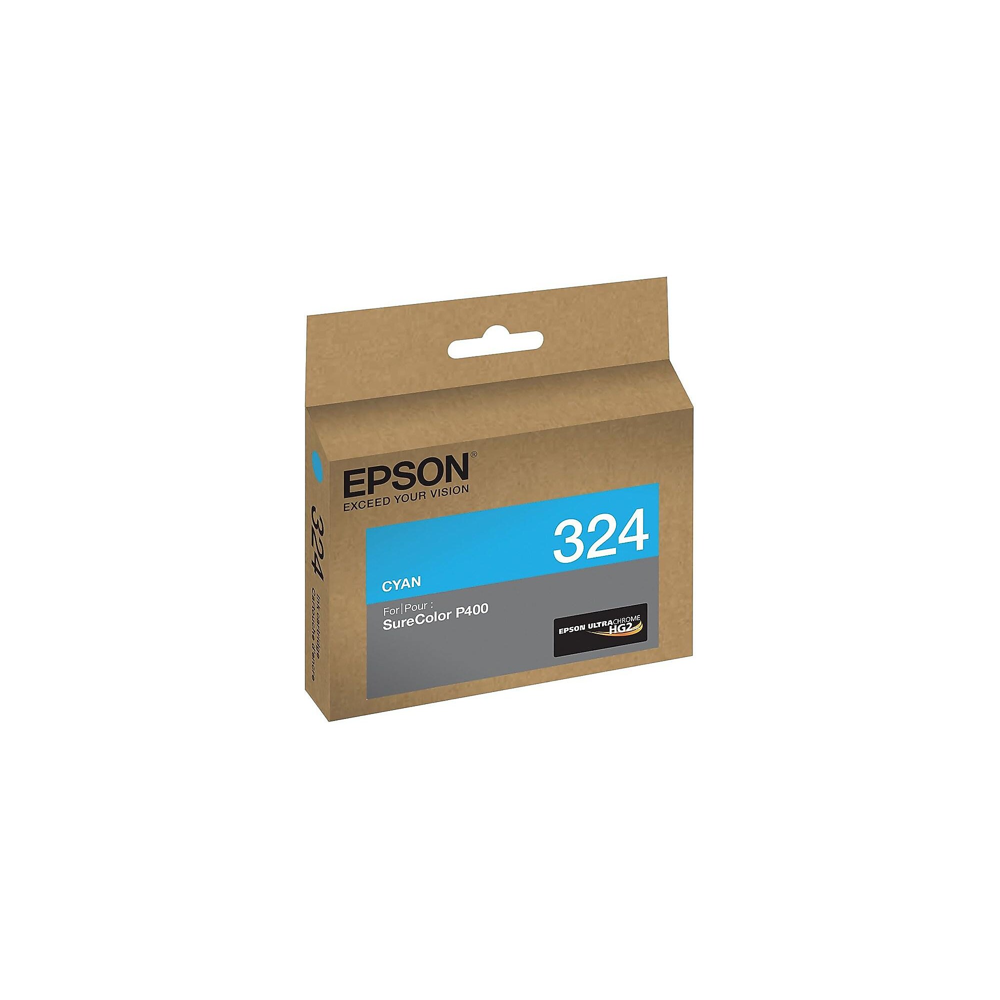 Epson T324 Ultrachrome Cyan Standard Yield Ink Cartridge (T3204220) Sansujyuku sansujyuku.com