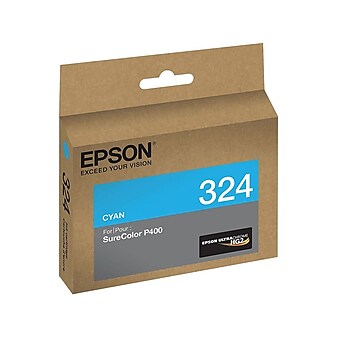 Epson T324 Ultrachrome Cyan Standard Yield Ink Cartridge (T3204220)
