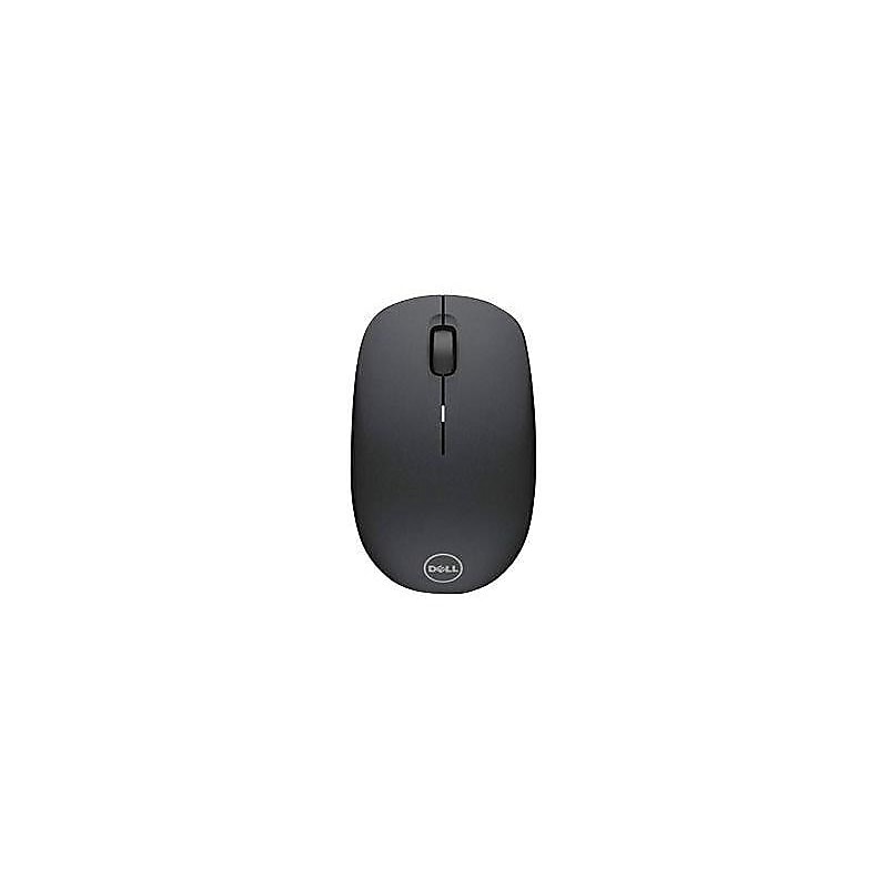 Dell WM126 Wireless Ambidextrous Optical Mouse, Black (WM126-BK) image 1