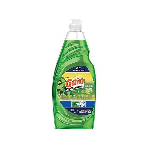 Shop Staples for Gain® Manual Pot and Pan Dish Detergent, 38 oz.