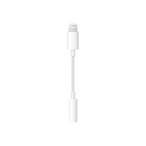 Apple Lightning to 3.5mm Headphone Jack Adapter for iPad, iPod touch, and  iPhone (MMX62AM/A)