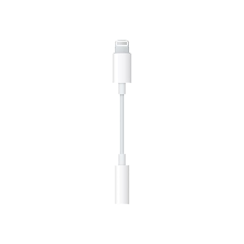 Apple Lightning to 3.5mm Headphone Jack, White (MMX62AM/A) image 1