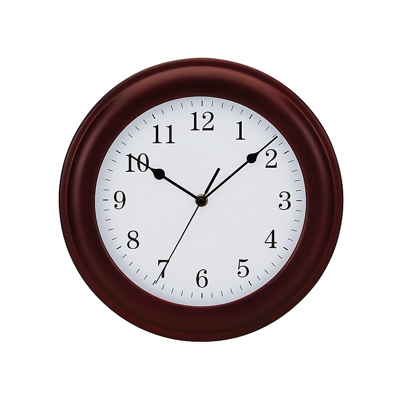 Tempus Wall Clock, Wood, 12" (STC8743FE) image 1