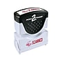 Accu-Stamp 2 Scanned Rectangle, Red Ink, 1 5/8" x 1/2" (COS035605)~#|#~sp48967334_sc7