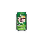 Canada Dry Ginger Ale Soda, 12 oz., 24/Carton (00078000152166)