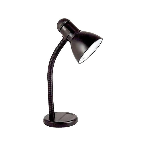 Tensor® Adjustable Gooseneck CFL Desk Lamp, Black at Staples
