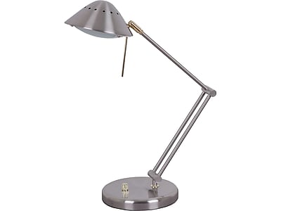 Tensor Halogen Desk Lamp, Brushed Steel 
