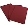 Moleskine Cahier Journal, 5" x 8.25", Narrow Ruled, Cranberry Red, 80 Pages, 3/Pack (931014)~#|#~sp48967428_sc7