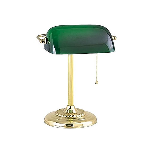 Shop Staples For Tensor Banker S Cfl Desk Lamp Brass Plated