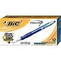 BIC Velocity Retractable Ballpoint Pens, Medium Point, Blue Ink, Dozen (16263/VLG11BL)~#|#~sp48967452_sc7