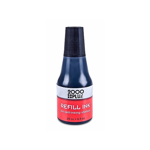 2000 Plus Self-Inking Refill Ink, Black - 0.9 oz bottle