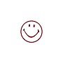 Accu-Stamp Pre-Inked Stamp, Smiley Face, Red Ink (030725)~#|#~sp48967481_sc7