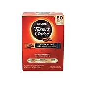 Tasters Choice House Blend Instant Coffee, Medium Roast, .07 oz. Packets, 80/Box (NES15782)