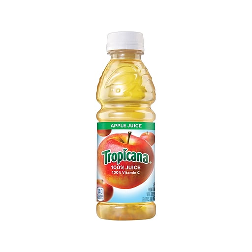 Tropicana 100% Apple Juice, 10 oz., 24/Carton (TRO00029) | Staples