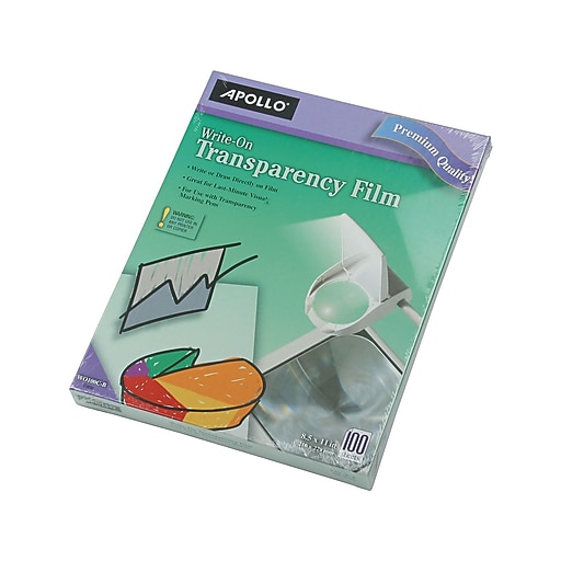 Staples Transparency Film 8.5" x 11" 
