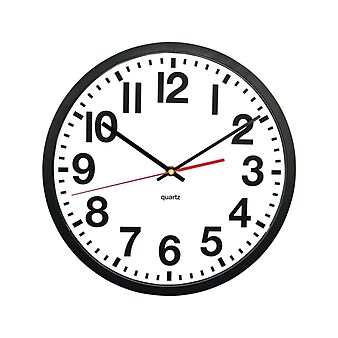 Tempus Wall Clock, Plastic, 13" (TC6236RF)