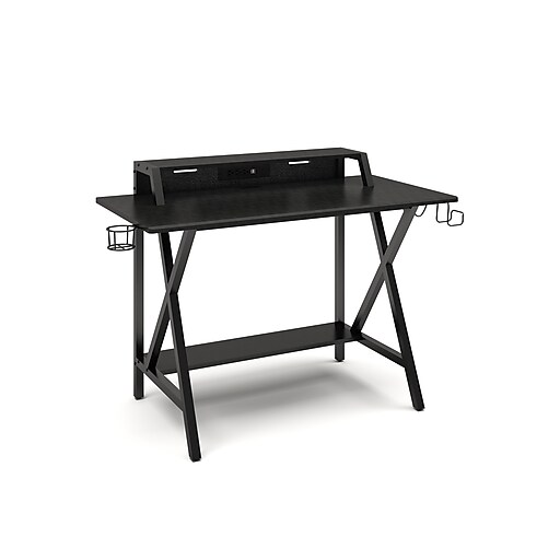 LevelUp Decatur 48"W Gaming Desk, Black (STCA48GD) at Staples