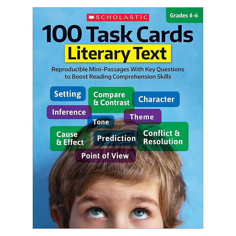 Scholastic 100 Task Cards: Literary Text (SC-811300) image 1