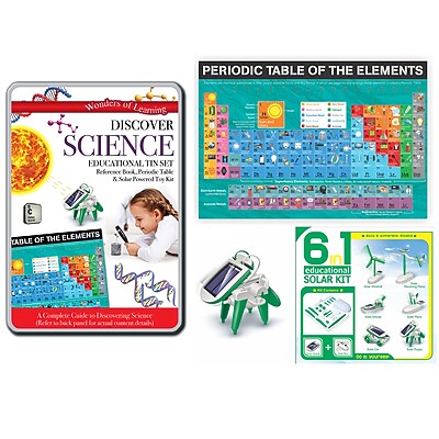 Round World Products Wonders Of Learning Tin Set Discover Science 2 Sets Rwpts06bn