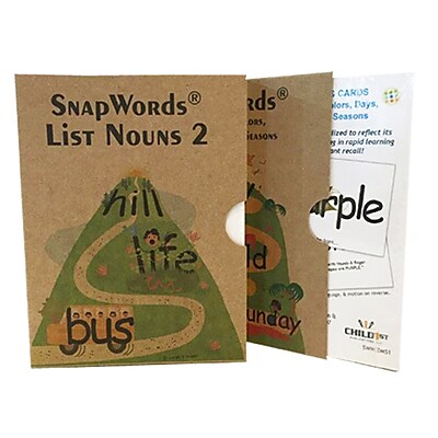 ISBN 9781936981755 product image for Child 1st Publications SnapWords Teaching Cards, Nouns List 2 (CDFSWN21) | upcitemdb.com