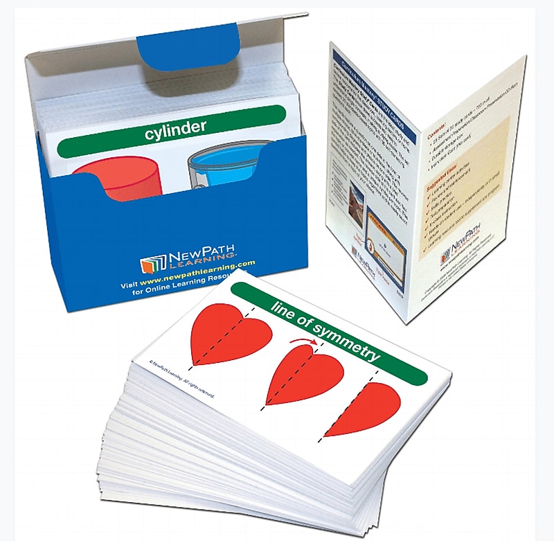 New Path Learning Math Vocabulary Flash Cards, Grades 1-2 (NP-431011) image 1