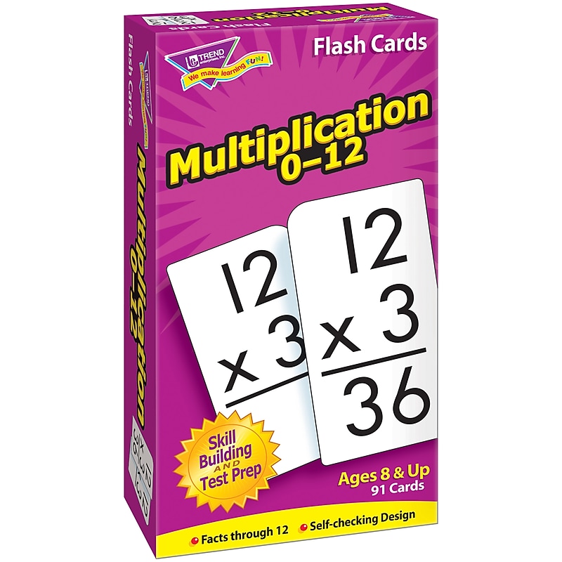 Trend Enterprises Math Operations Flash Cards Pack, Set of 4 (T-90741) image 1
