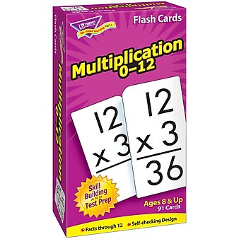 Trend Enterprises Math Operations Flash Cards Pack, Set of 4 (T-90741)