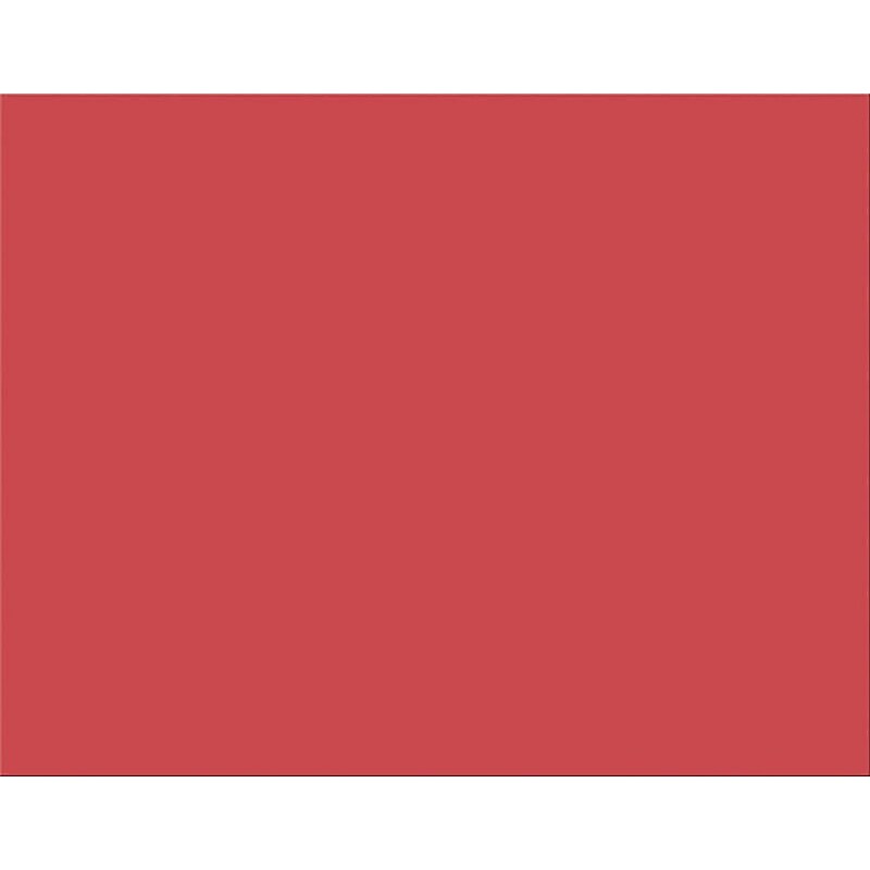 Pacon Railroad Paper Poster Board, 22" x 28", Red, 25/Carton (P5475-1) image 1