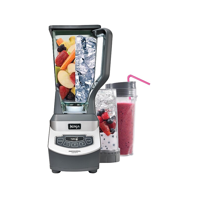 Ninja Professional 72 Oz. Blender, Gray/White (BL660) image 1