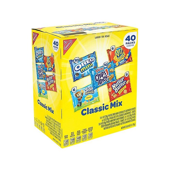 Nabisco Classic Mix Cookies, Assorted, 1 oz., 40/Pack (220-00086