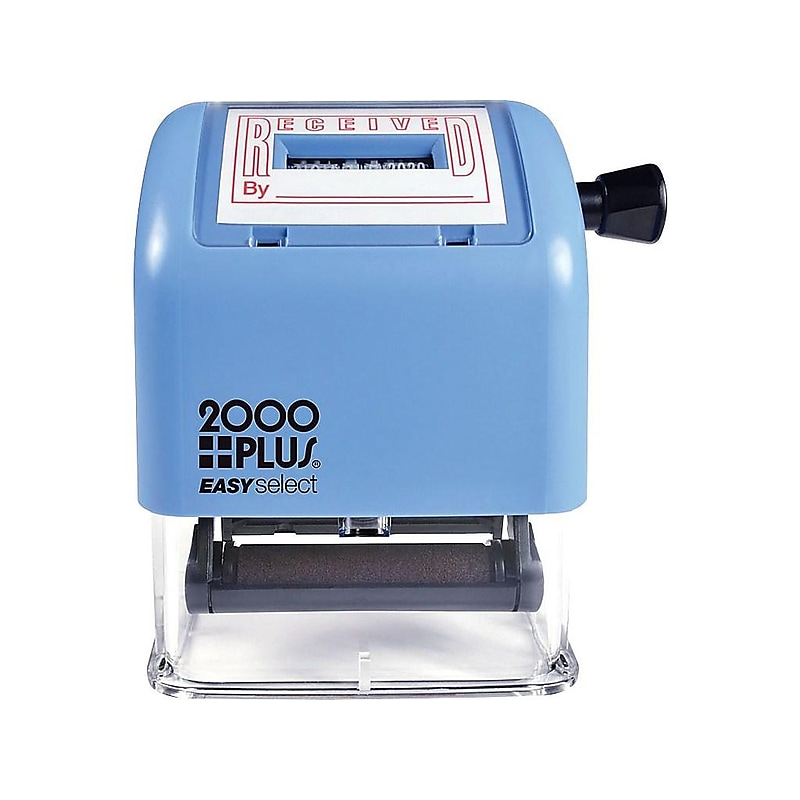 2000 Plus Easy Select Dater, RECEIVED, Red Ink (011092) image 1