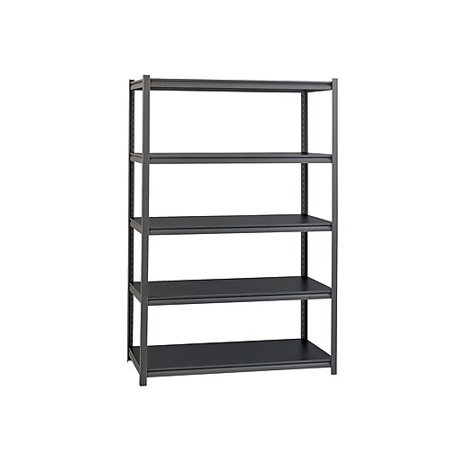 Hirsh 3200lb Rivet Shelving, 5 shelf, 24x48x72 at Staples